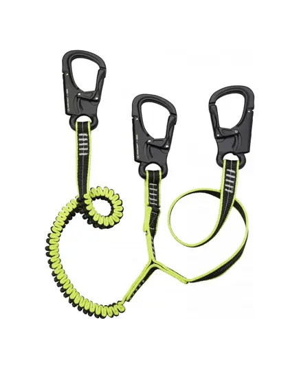 Double Safety Harness Static and Elastic with Stainless Steel Hooks