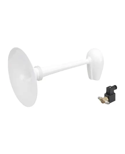 White IMO Approved Marine Horn with Electric Valve - 24V