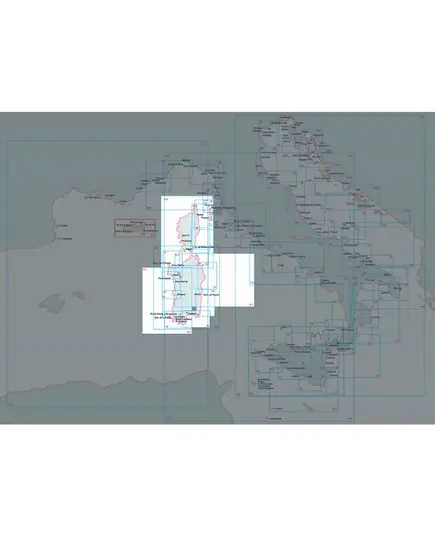 Nautical Chart - From Castelsardo to Olbia and Bocche Di Bonifacio