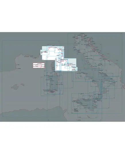 Nautical Chart - Island of Giannutri, Montecristo and Pianosa