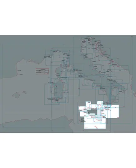 Nautical Chart - From Capo Milazzo to Capo D'orlando and Aeolian Island