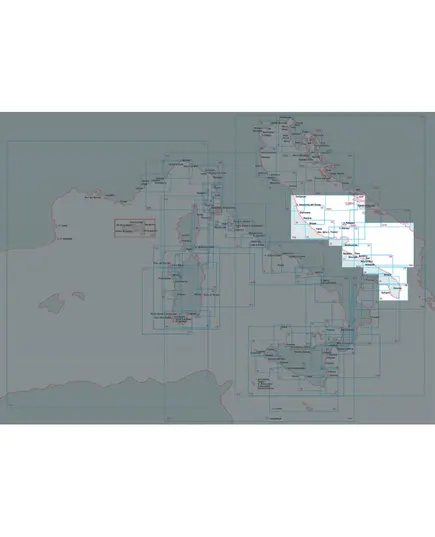 Nautical Chart - From Lesina Lake to Ortona and Tremiti Islands