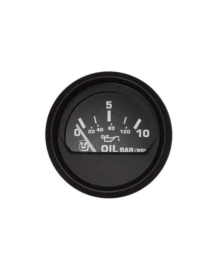 Oil Pressure Display - 10 Bar - Black