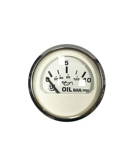 Oil Pressure Display - 10 Bar - Chromed