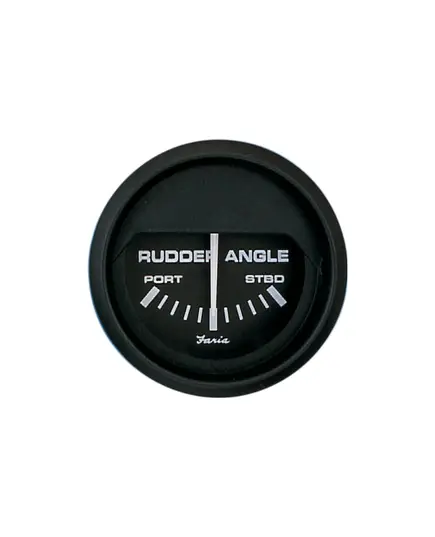 Rudder Angle Indicator - 12V - Black