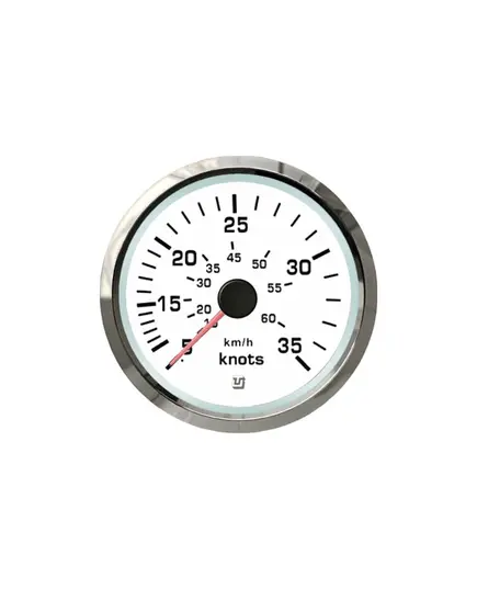 Speedometer - 35 Knots - Chromed