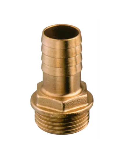 Brass male hose connector 1/4 x 6mm