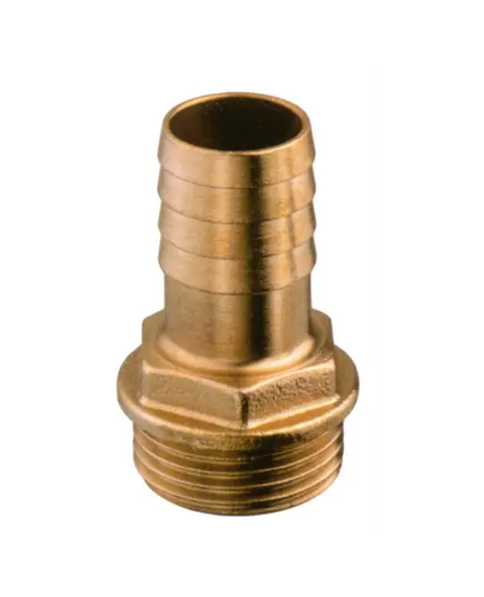 Brass male hose connector 1"1/2 x 45mm