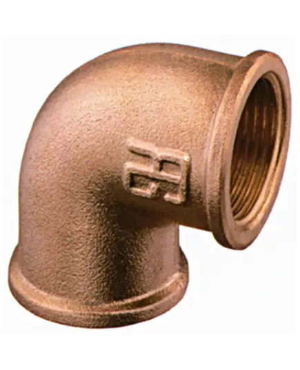 Bronze elbow 90 F-F 4"