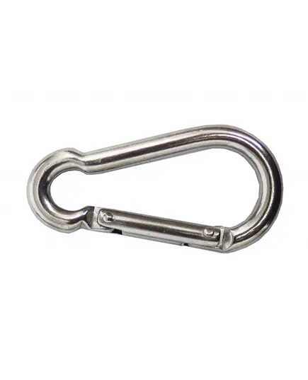 AISI 316 Carabiner with Asymmetric Opening - diameter 11mm, Diameter, mm: 11