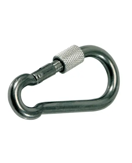 AISI 316 Carabiner with Safery Screw - diameter 5mm, Diameter, mm: 5