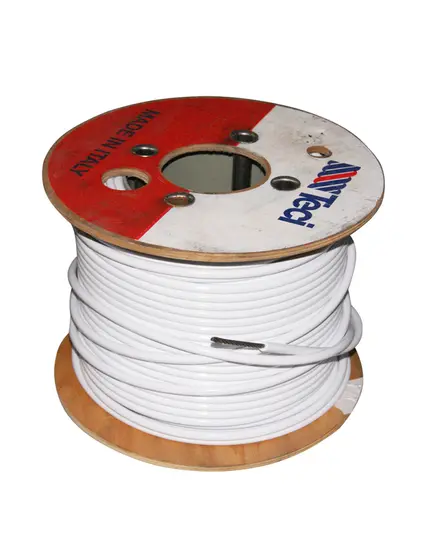 Wire rope with white plastic sheath Ø 6mm