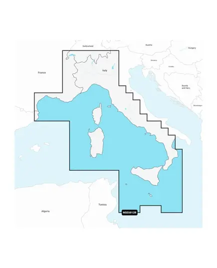 Garmin Navionics+ - NSEU012R - Mediterranean Sea, Central & West Charts