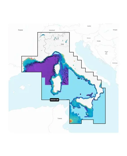 Garmin Navionics Vision+ - NVEU012R - Mediterranean Sea, Central & West Charts