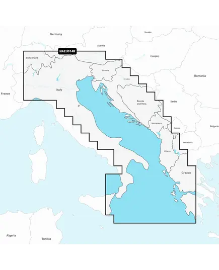 Navionics+ Italy, Adriatic Sea Charts