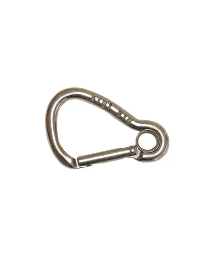 AISI 316 Asymmetric Kong Carabiner with Eye - diameter 10mm, Diameter, mm: 10