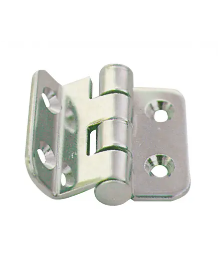 Mirror polished S.S. Offset hinge - 35x37mm