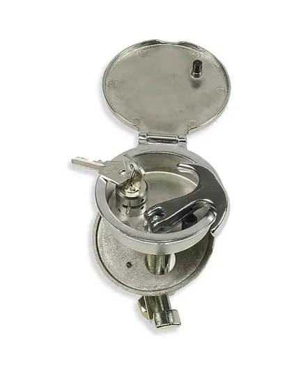 Flush Hatch Lock with Key - diameter 68mm, Model: With key