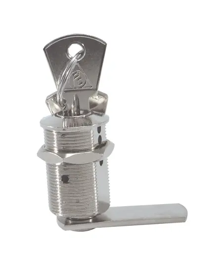 Chromed brass cylinder lock Ø 22mm - 20mm