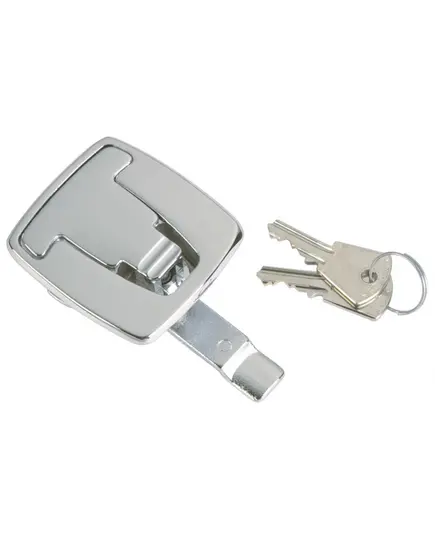 Flush Hatch Lock with Key - 53x60mm, Model: With key