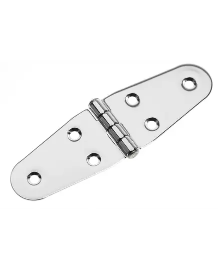 Mirror polished S.S. central pin hinge - 140x40mm