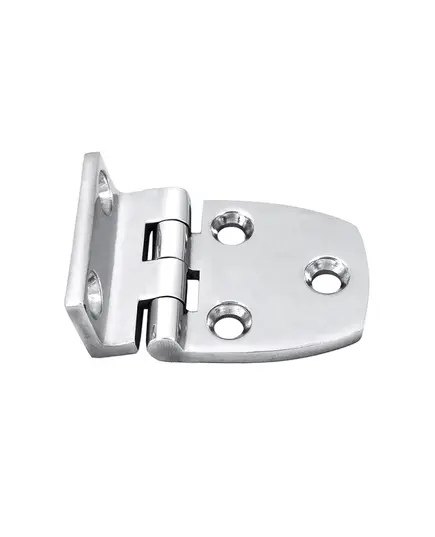 Mirror polished S.S. Offset hinge - 53x37.5mm