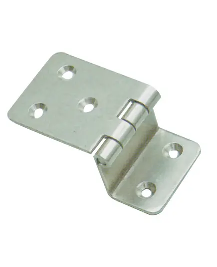Mirror polished S.S. Offset hinge - 24x40/45x40mm H - 30mm