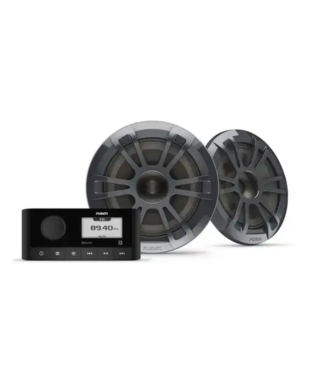 Fusion® MS-RA60 Stereo with EL Sports EL-FL651SPG Speakers Kit