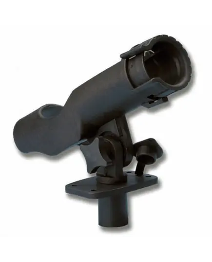 Adjustable rod holder with recessed base Ø 40mm