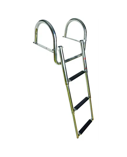 Telescopic and tilting ladder - 3 steps