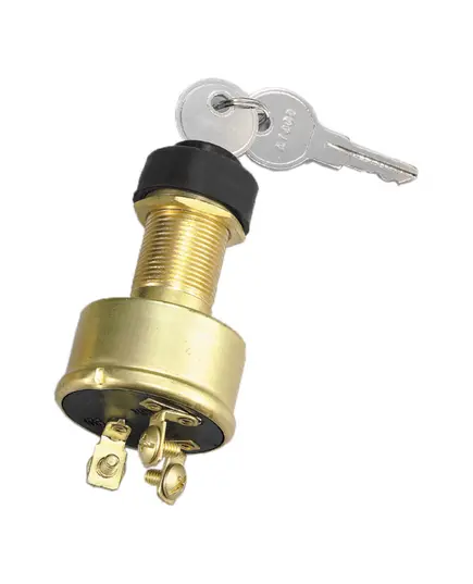 Brass Engine Ignition Keys - 4 Terminals