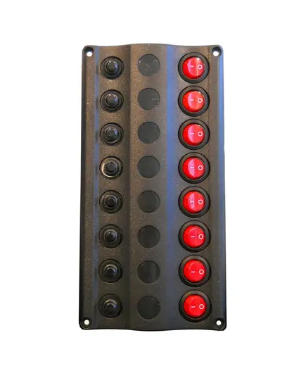 Circuit panel with 8 switches