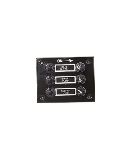 Electric panel 3 switches