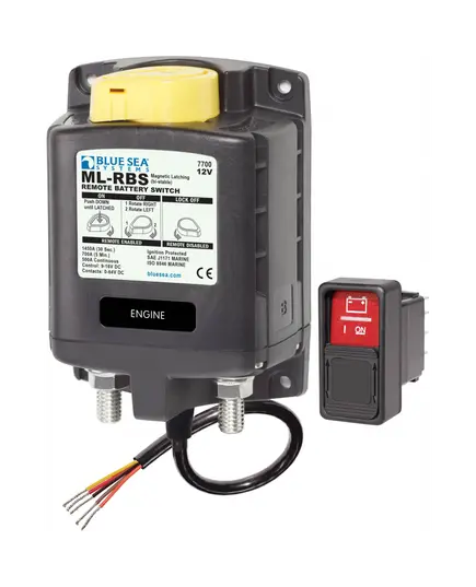 Solenoid-remote battery switches Series ML Self-release 24V