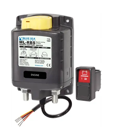 Solenoid-remote battery switches Series ML Self-release 12V