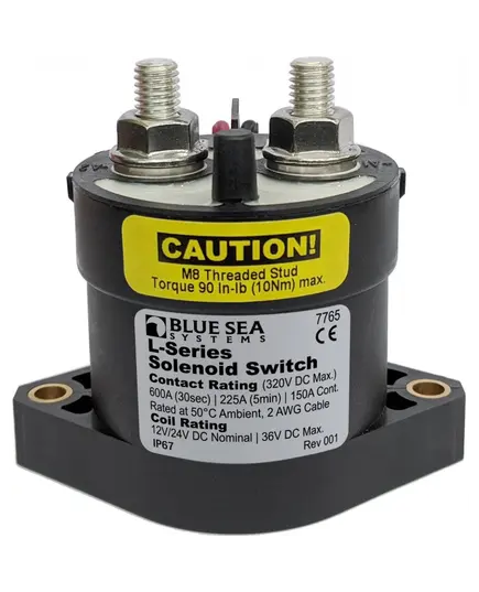 Solenoid Series L 12/24V - 150AMP MAX