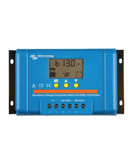 BlueSolar PWM DUO-LCD&USB Charge Controller 12/24V-20A