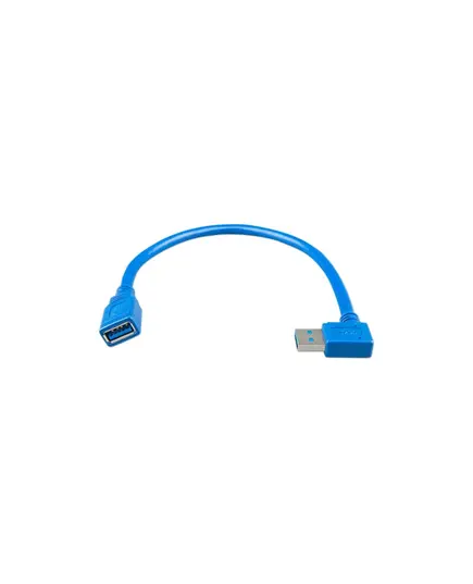 USB Extension Cable One Side Right Angle - 0.3m