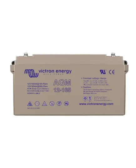 12V/165Ah AGM Deep Cycle Battery (M8)