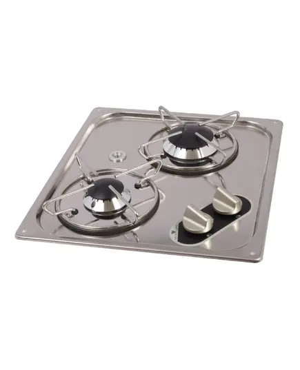 Stainless Steel Built-in Hob Unit - 2 Burners - 353x323mm