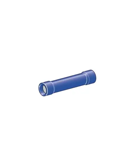 Blue insulated connection tubes - 2.5mm