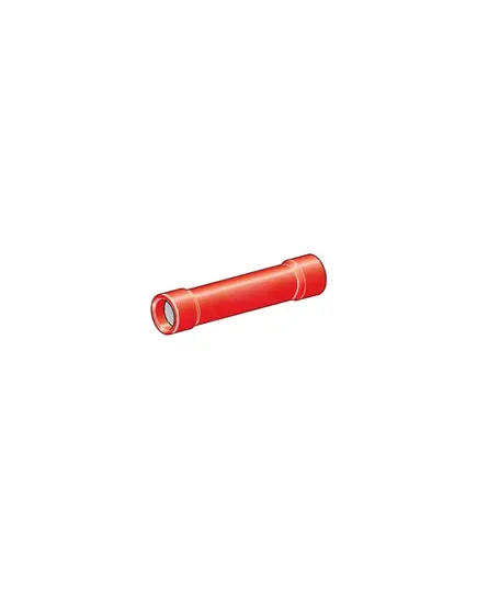 Red insulated connection tubes - 1.8mm