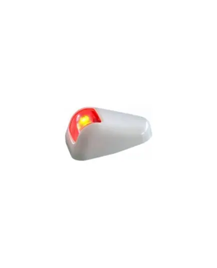 Red LED navigations lights - White case - 12-24V