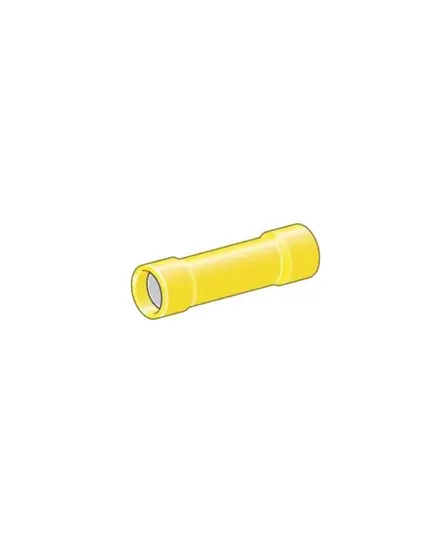 Yellow insulated connection tubes - 3.7mm