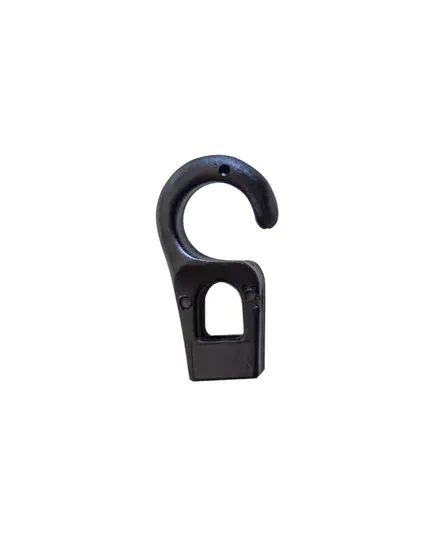 Black Nylon Hook diameter 6mm, Color: Black