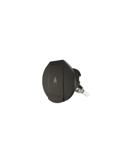 Shower in Housing with Black Round Lid