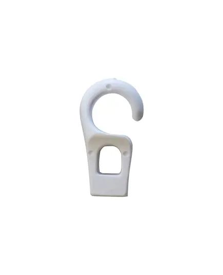 White Nylon Hook diameter 6mm, Color: White