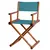 Director's Chair - Turquoise, Color: Turquoise Director's Chair - Turquoise, Color: Turquoise
