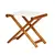 Folding Stool - Ecru, Color: Ecru Folding Stool - Ecru, Color: Ecru