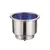 Support encastré en acier inoxydable pour verre/canette - LED bleue, Couleur: Blue Support encastré en acier inoxydable pour verre/canette - LED bleue, Couleur: Blue